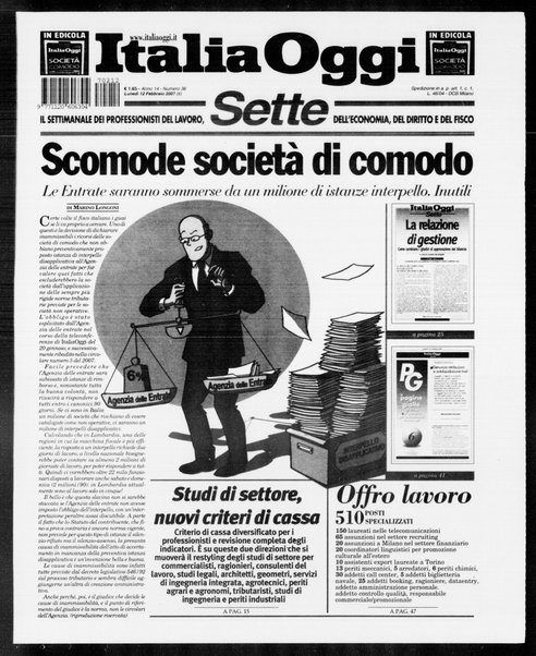 Italia oggi : quotidiano di economia finanza e politica